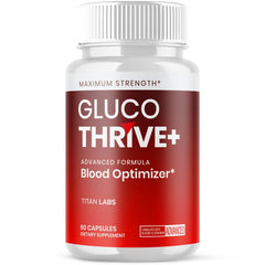 (1 Pack) Gluco Thrive Advanced Blood Health Support Vitamin GlucoThrive 60 Capsules