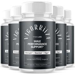 (5 Pack) Vigorriize Advanced Male Health Support Supplement Vigor Riize 300 Capsules