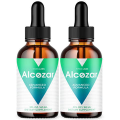 (2 Pack) Alcozar Drops Natural Health & Fitness Supplement Alco Zar 60 Servings