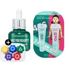 BRINGGREEN X NETFLIX SQUID GAME Zinc Teca Serum (+Gonggi) + Bamboo Hyalu Lip Ess