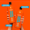 Image of Mega Sleek Shampoo and Conditioner Set - Smoothing and Anti-Frizz Formula for Dry, Damaged, and Frizzy Hair with Nourishing Shea Butter, Vegan-Friendly