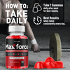 Image of (1 Pack) Max Force Gummys Advanced Male Support Supplement MaxForce 60 Gummies