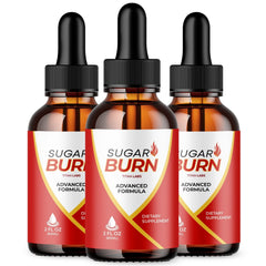 (3 Pack) Sugar Burn Blood Support Drops SugarBurn Vitamin Supplement 90 Servings