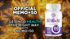 Image of (2 Pack) Memo+50 Advanced Natural Brain Supplement Memo+ 50 120 Capsules
