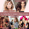 Image of 3-in-1 Interchangeable Ceramic Hair Curling Iron