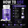 Image of (1 Pack) Nervo Max Nootropic Natural Nerve Support Formula NervoMax 60 Capsules