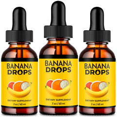 Banana Drops Blood Supplement, Banana Extract Liquid Blood Drops (3 Pack)
