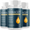 Image of (3 Pack) Dermacept Advanced Healthy Skin Support Supplement Derma Cept 180 Capsules