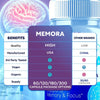 Image of (3 Pack) Memora Advanced Natural Brain Support Supplement 180 Capsules
