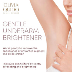 Clinical Skin Care Underarm Brightening Cream | Exfoliating and Hydrating Treatment for Dark Spots and Discoloration Correction