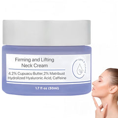 Neck Firming and Lifting Cream for Anti-Aging and Wrinkle Reduction