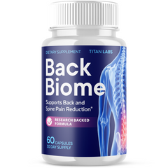 (1 Pack) Back Biome Advanced Probiotic Support Spine & Joints Relief 60 Capsules
