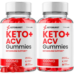 (2 Pack) Keto Burst ACV Gummys 1000MG Advanced KetoBurst Supplement 120 Gummies