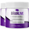 Image of (2 Pack) BrainLive Powder Advanced Natural Brain Support Brain Live 60 Servings