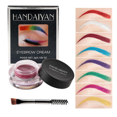 Multifunctional Waterproof Eyebrow and Eyeliner Cream in 8 Shades