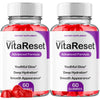 Image of (2 Pack) VitaReset ACV Gummys 1000MG Advanced Vita Reset Supplement 120 Gummies