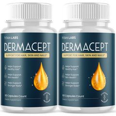 (2 Pack) Dermacept Advanced Healthy Skin Support Supplement Derma Cept 120 Capsules