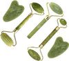 Image of Jade Gua Sha Facial Massager Set - 5 in 1 Skin Care Tools with Roller and Massager