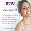 Image of Solutions 100% Pure Avocado Oil - Nutrient-Rich Moisturizing and Hydrating Oil, 16 Ounces