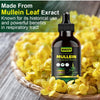 Image of Organic Mullein Leaf Extract Drops for Lung Health and Natural Herbal Support