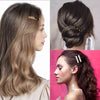 Image of Set of 4 Tortoise Shell French Barrettes for Fine Hair - 2 Inch Clips for Women