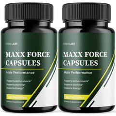 (2 Pack) Maxx Force Advanced Male Health Support Formula MaxxForce 120 Capsules