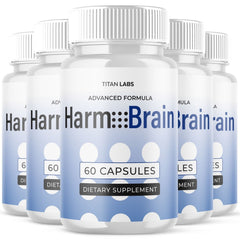 (5 Pack) Harmo Brain Natural Brain Supplement HarmoBrain 300 Capsules