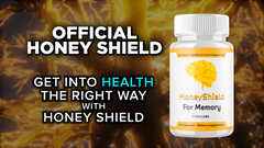 (1 Pack) Honey Shield Natural Brain Support HoneyShield 60 Capsules