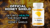 Image of (1 Pack) Honey Shield Natural Brain Support HoneyShield 60 Capsules