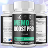 Image of (1 Pack) Memo Boost Pro Natural Brain Support MemoBoostPro 60 Capsules