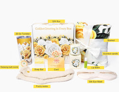 Self-Care Gift Set - 9-Piece Spa Package for Women (White)