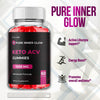 Image of (3 Pack) Pure Inner Glow Keto ACV Gummys 1000MG Advanced Supplement 180 Gummies