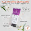 Image of Gentle Exfoliating Facial Scrub and Cleanser with Natural and Organic Ingredients