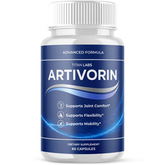 (1 Pack) Artivorin Advanced Joints & Mobility Support Arti Vorin 60 Capsules