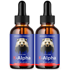 (2 Pack) K-Alpha Male Health Support Drops Advanced K Alpha Vitamin 60 Servings