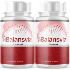 (2 Pack) Balansvia Advanced Blood Support Max Supplement Balans Via 120 Capsules