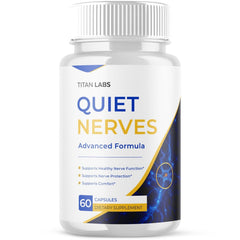 (1 Pack) Quiet Nerves Nerve Support Supplement QuietNerves 60 Capsules