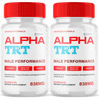(2 Pack) Alpha TRT Pill for Men Advanced Formula Vitamin Supplement 120 Capsules