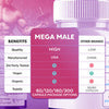 Image of (3 Pack) Mega Male Advanced Pills Premium Formula MegaMale Supplement 180 Capsules