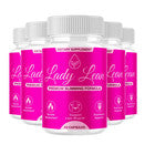 5-Pack Lady Lean Capsules - LadyLean Premium Slimming Support Formula - 300 Caps