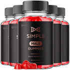 (5 Pack) Simple Male Gummys Advanced Formula Max Support Supplement 300 Gummies