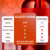 Image of Gluco Gone Blood Support Drops Advanced Vitamin Supplement 90 Servings (3 Pack)