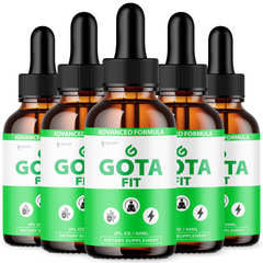 (5 Pack) Gota Fit Pills Advanced Formula for Energy & Fitness GotaFit, 300 Capsules