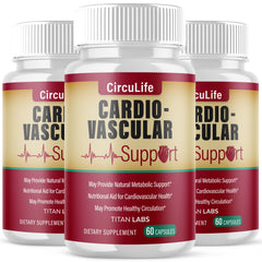 (3 Pack) Circulife Advanced Blood Support Vitamin Formula Circu Life 180 Capsule