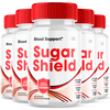 Image of Sugar Shield Blood Support, Sugar Shield Blood Flow 300 Capsules (5 Pack)