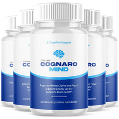 (5 Pack) Cognaro Mind Natural Brain Supplement CognaroMind 300 Capsule