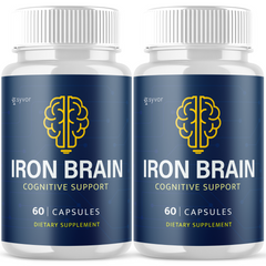 Iron Brain All Natural Formula Brain Supplement (2 Pack - 120 Capsules)