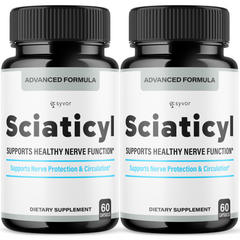 Sciaticyl All Natural Super Nerve Supplement Pills (2 Pack - 120 Capsules)