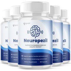 (5 Pack) Neuropezil Formula Brain Supplement Neuro Pezil 300 Capsules
