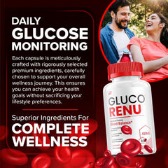 Gluco Renu Pills Advanced Supplement  2 Pack/120 Capsules
